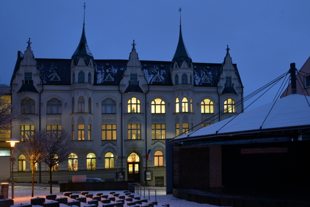 Muzeum skla a bižuterie v Jablonci nad Nisou.