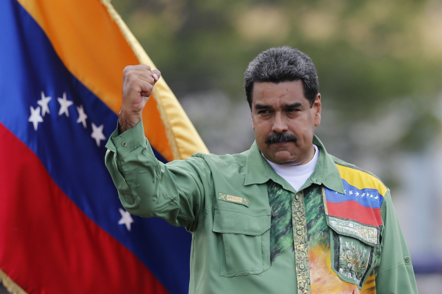 Hlavní favorit Nicolás Maduro. 