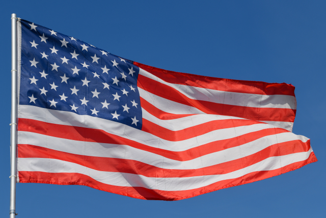 Vlajka USA. 