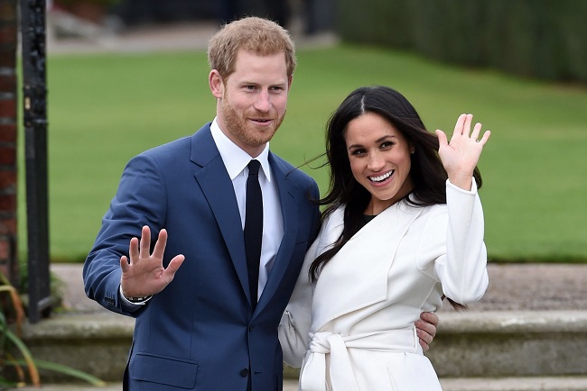 Princ Harry a americká herečka Meghan Markleová.