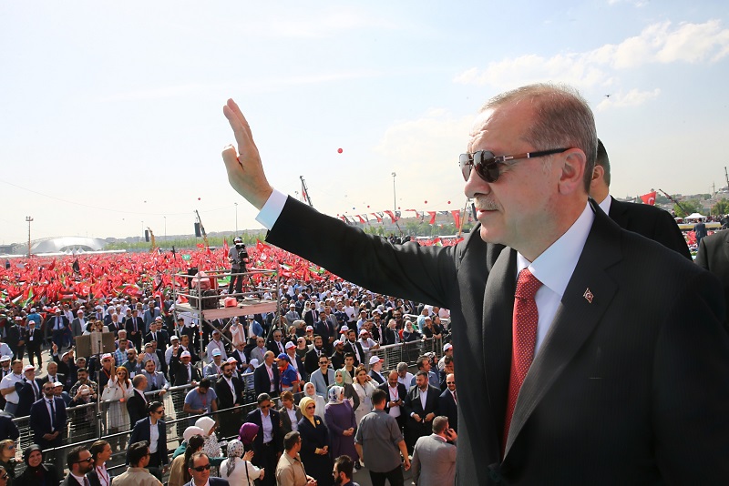 Turecký prezident Erdogan.