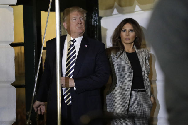 Melania Trumpová s manželem Donaldem.