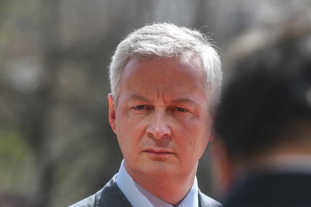 Francouzský ministr hospodářství Bruno Le Maire.