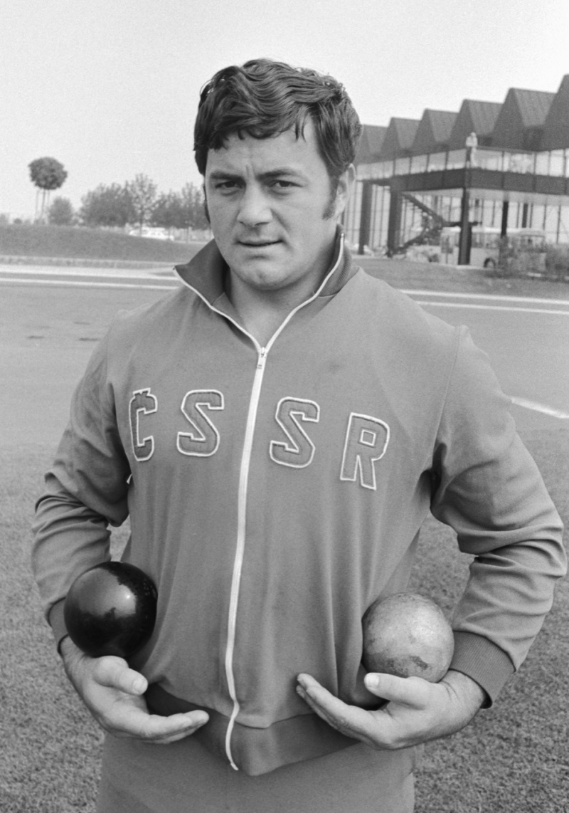Jaroslav Brabec během olympiády v Mnichově.