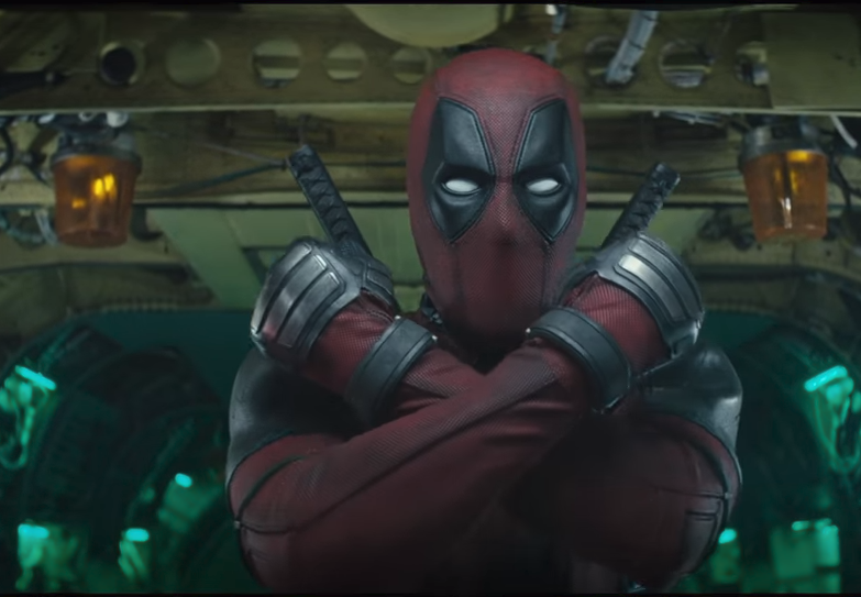 Snímek z akčního filmu s názvem Deadpool 2.