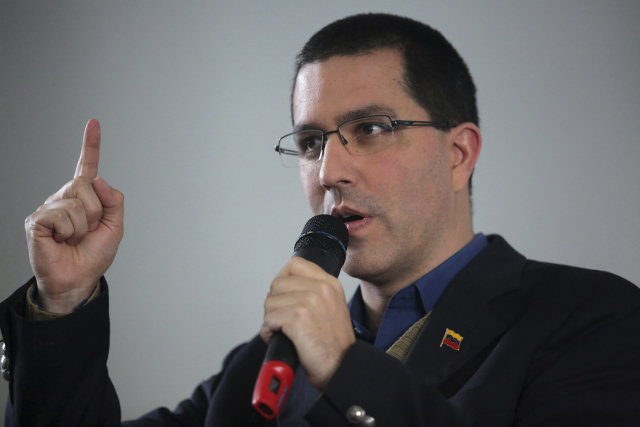 Venezuelský ministr zahraničí Jorge Arreaza.