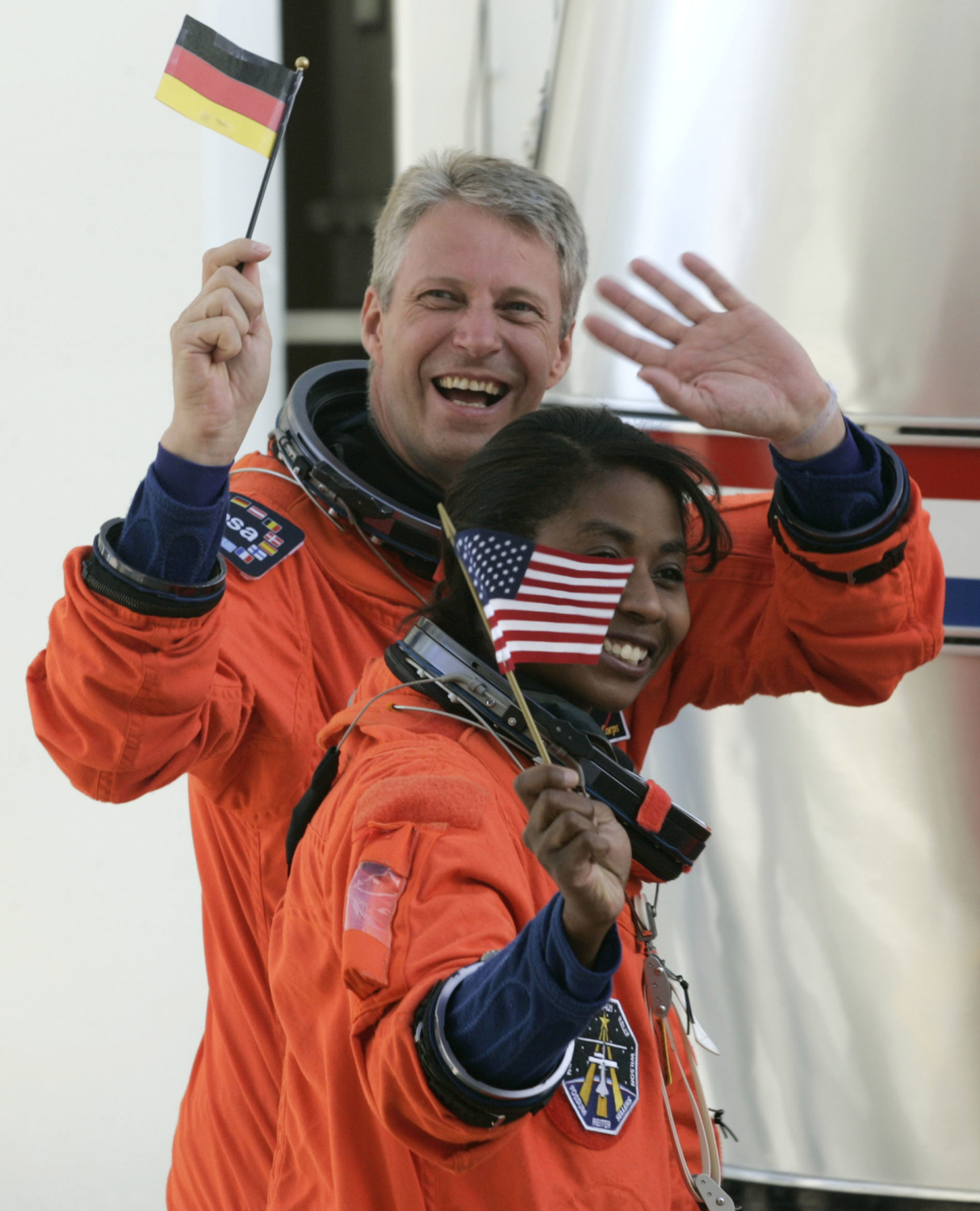 Německý astronaut Thomas Reiter.