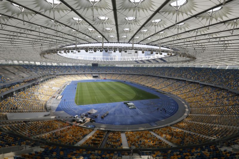 Na olympijském stadionu v Kyjevě se bude hrát letošní finále LM.
