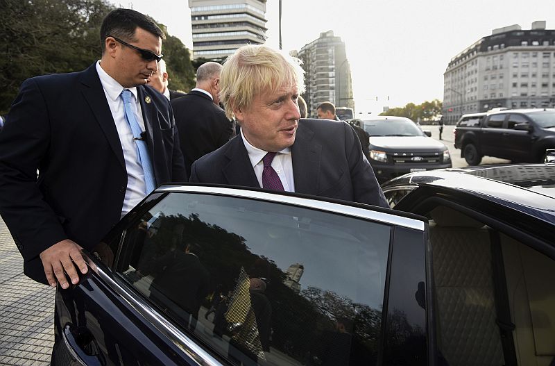 Britský ministr zahraničí Boris Johnson.