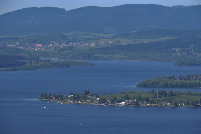 Výhled na Lipno. 