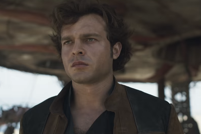 Snímek z filmu Solo: Star Wars Story.