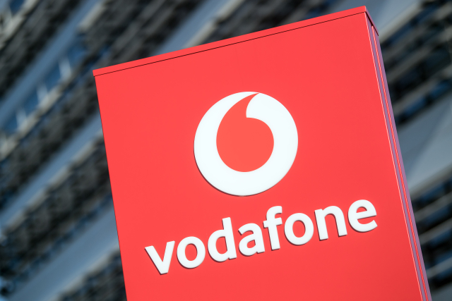 Vodafone, logo.