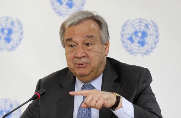 Generální tajemník OSN António Guterres. Generální tajemník OSN António Guterres.
