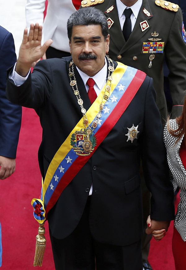 Venezuelský autoritářský prezident Nicolás Maduro.