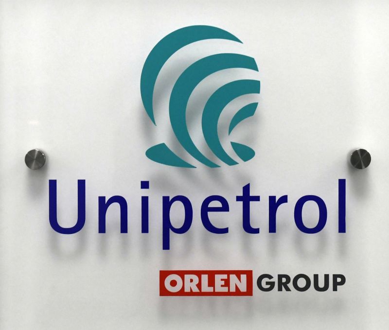 Unipetrol logo.