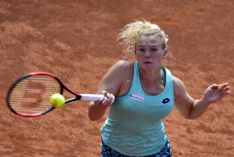Kateřina Siniaková během turnaje v Praze.