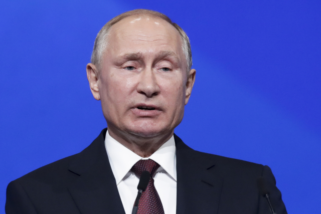 Ruský prezident Vladimir Putin.
