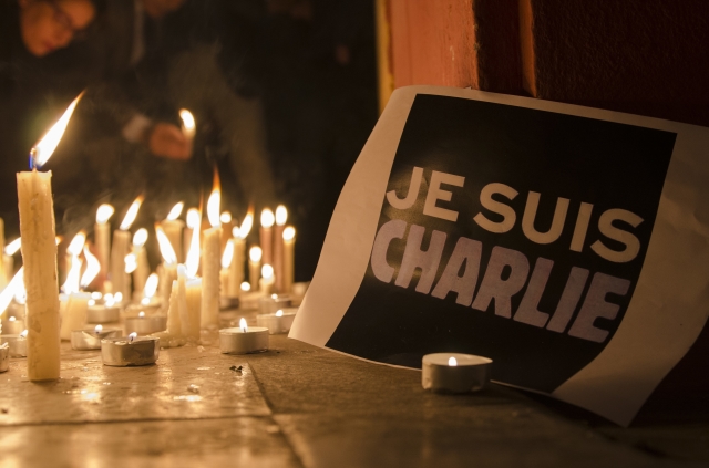 Poté co islamisté vystříleli satirický časopis Charlie Hebdo.