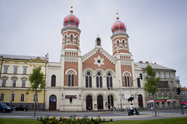 Velká synagoga v Plzni.