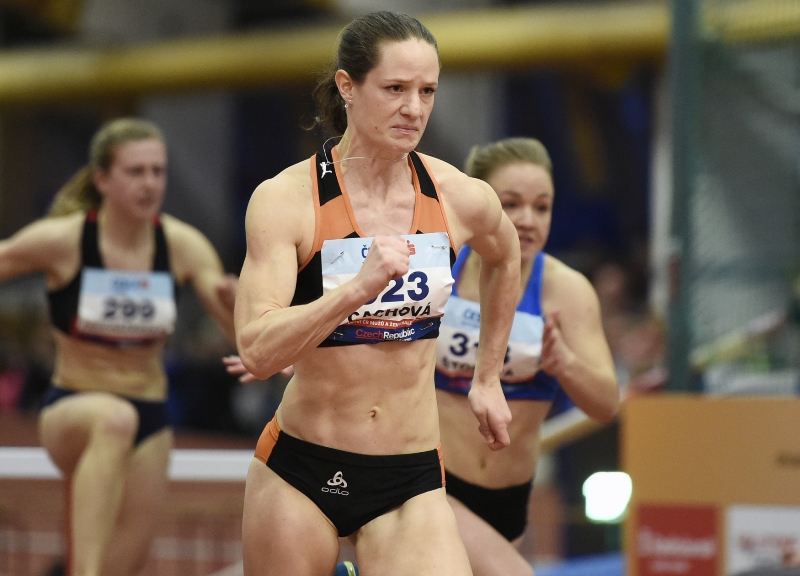 Atletka Kateřina Cachová. 