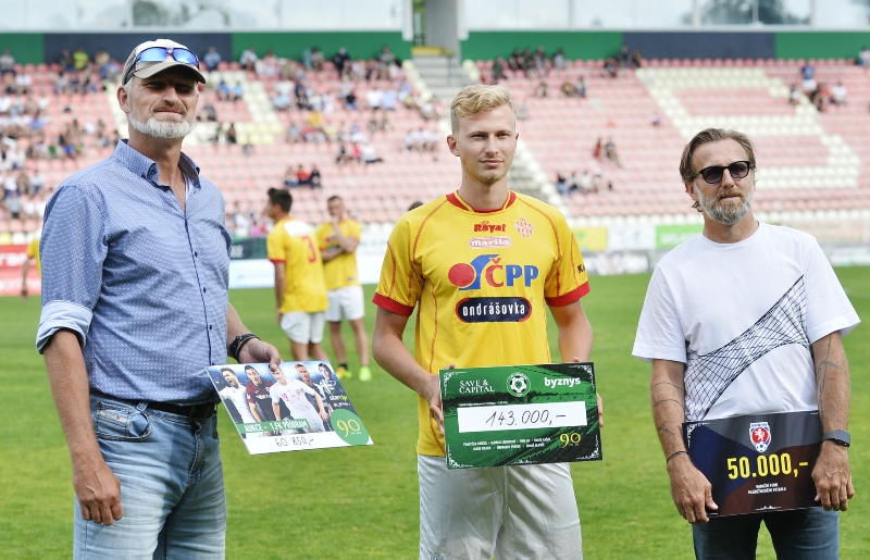Antonín Barák při své exhibici. 