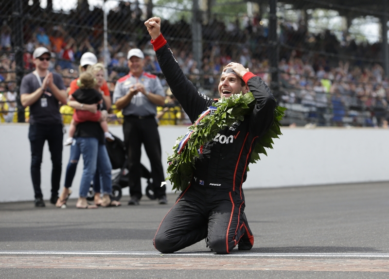 Vítěz letošního Indy 500 Will Power. 