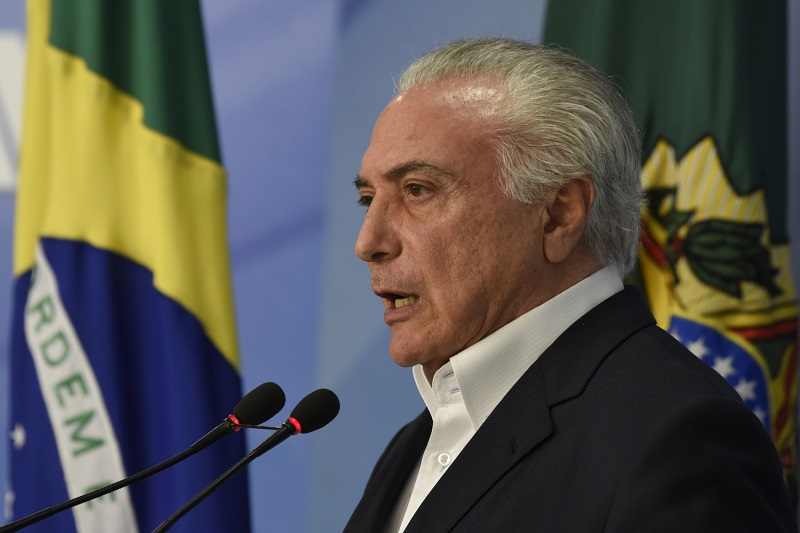 Brazilský prezident Michel Temer.