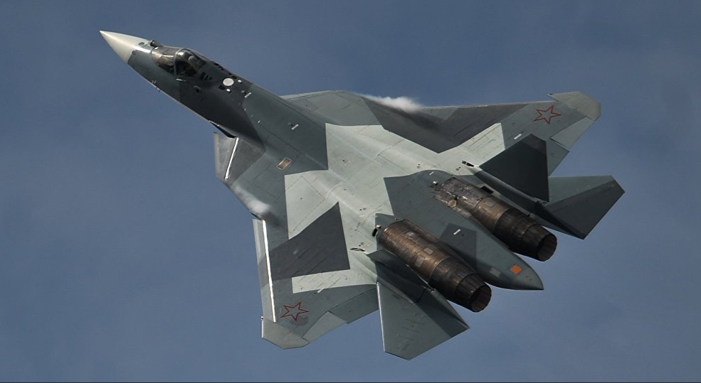 Ruská "neviditelná" stíhačka Su-57.
