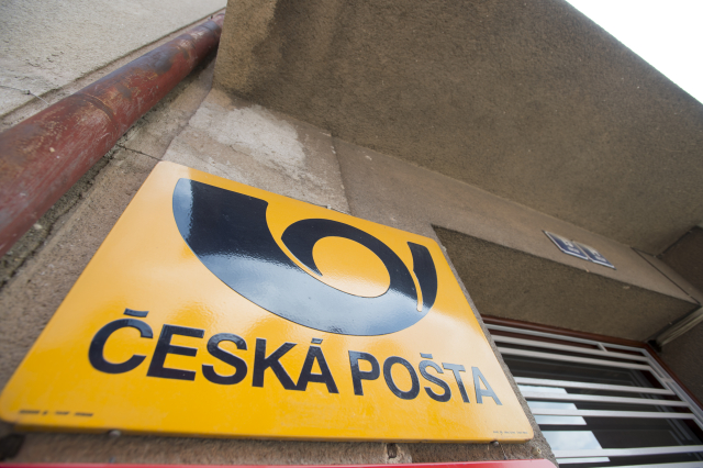 Pobočka České pošty.