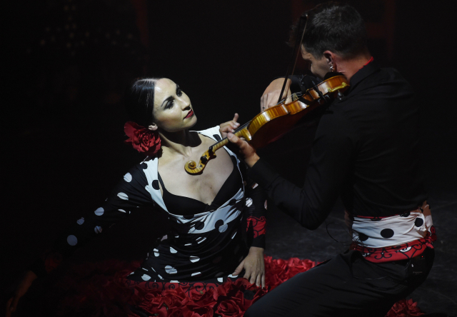 Umělci z Nuevo Ballet Espaňol vystoupili na loňském ročníku festivalu Colores Flamencos.