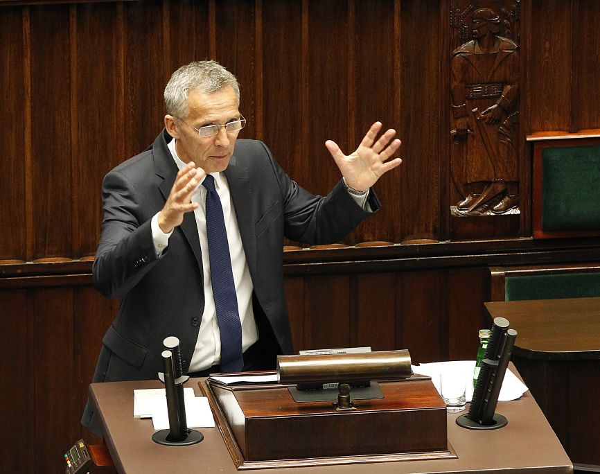 Generální tajemník NATO Jens Stoltenberg. 