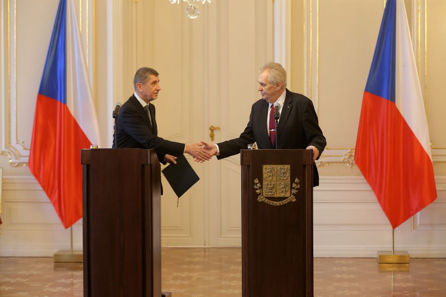 Miloš Zeman (vpravo) a Andrej Babiš.