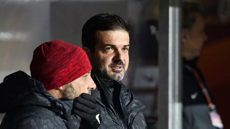Andrea Stramaccioni ještě jako trenér Sparty.