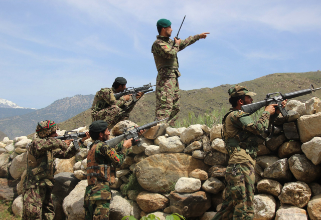 Afghánské bezpečnostní síly.