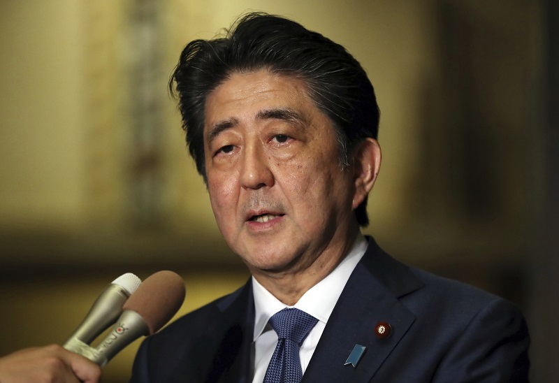 Japonský premiér Šinzo Abé.