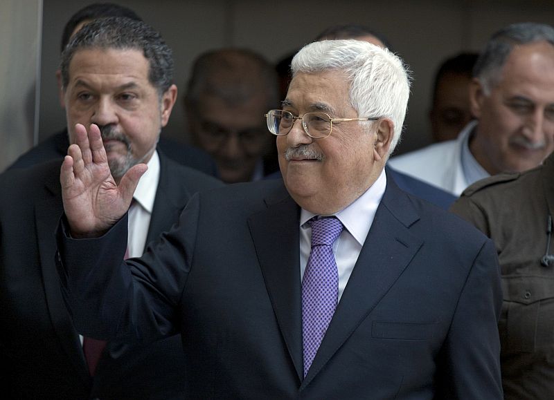 Palestinský prezident Mahmúd Abbás.