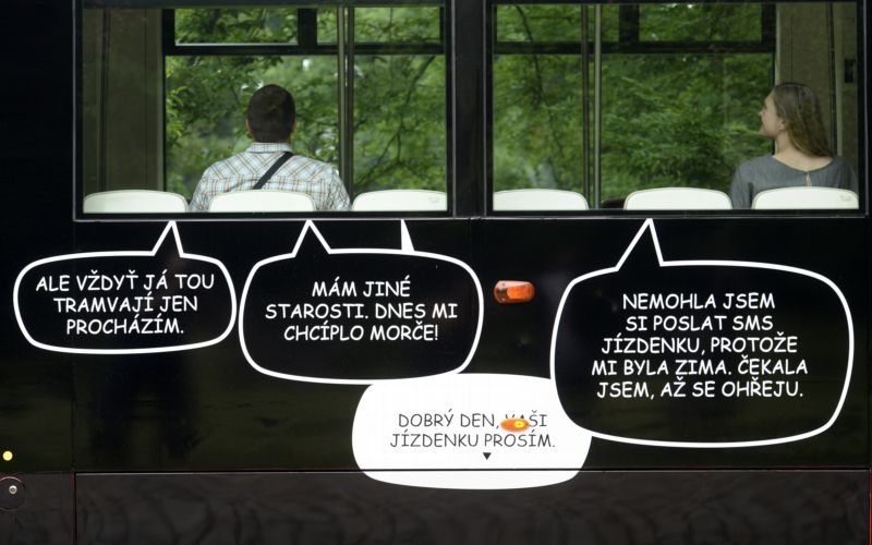 Kampaň má motivovat černé pasažéry, aby se z nich stali platící cestující. Kampaň má motivovat černé pasažéry, aby se z nich stali platící cestující.