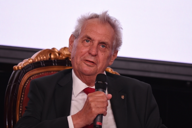Prezident Miloš Zeman. Prezident Miloš Zeman.