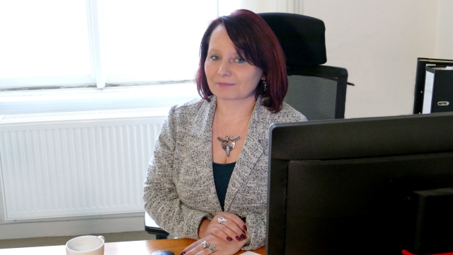 Analytička Michaela Kleňhová.