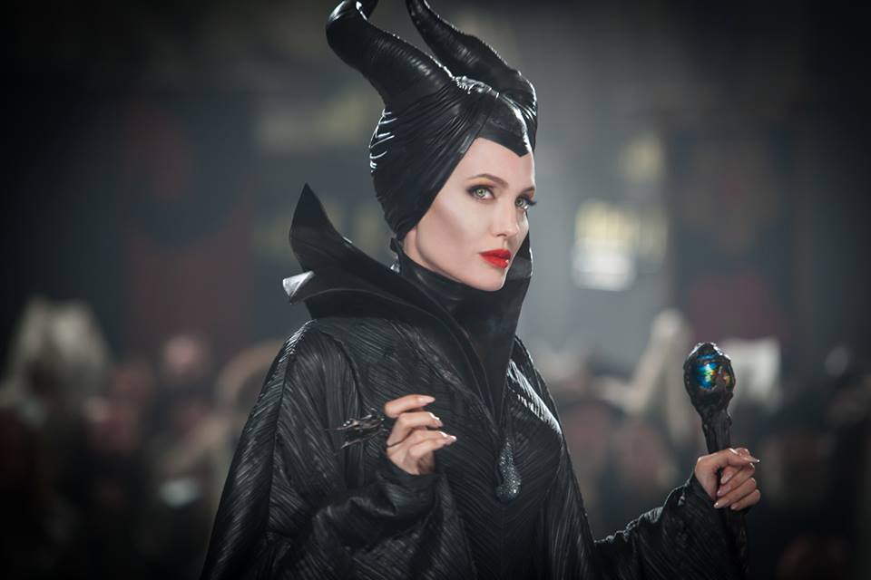 Angelina Jolie ve filmu Zloba - Královna černé magie (2014).
