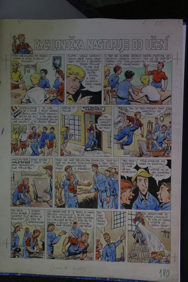 Komiksový sešit Rychlé šípy.