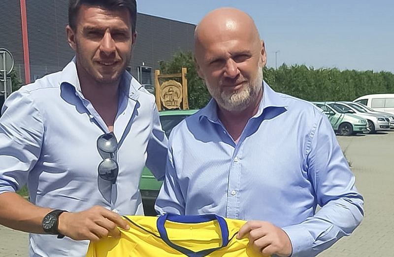 Nový trenér Zlína Michal Bílek se Zdeňkěm Grygerou. 