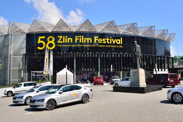 Kongresové centrum během 58. ročníku filmového festivalu ve Zlíně. 