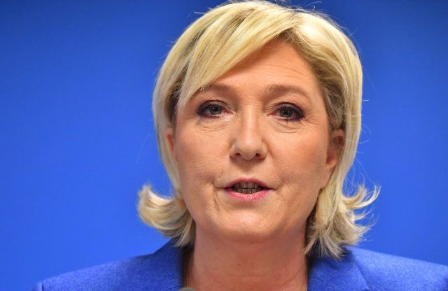 Politička Marine Le Penová. Politička Marine Le Penová.