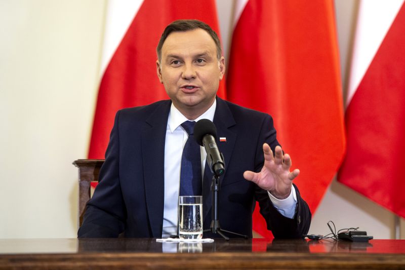 Polský prezident Andrzej Duda.