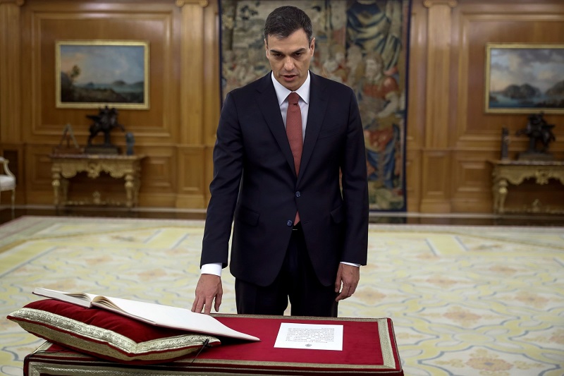Nový španělský premiér Pedro Sánchez.