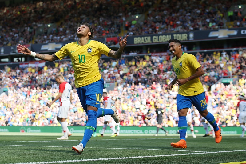 Brazilský útočník Neymar se uvedl při svém návratu na fotbalové trávníky brankou.