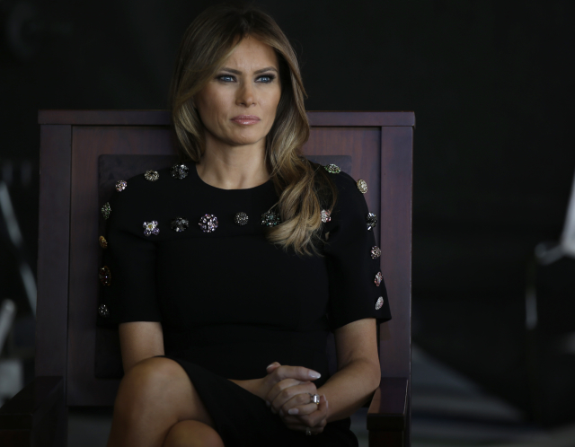 První dáma Spojených států Melania Trumpová.