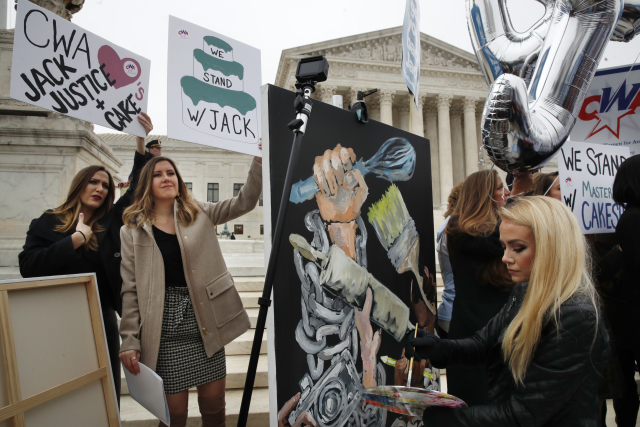 Protest na podporu pekaře Jacka Phillipse. Protest na podporu pekaře Jacka Phillipse.