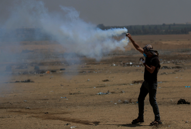 Protest Palestinců.